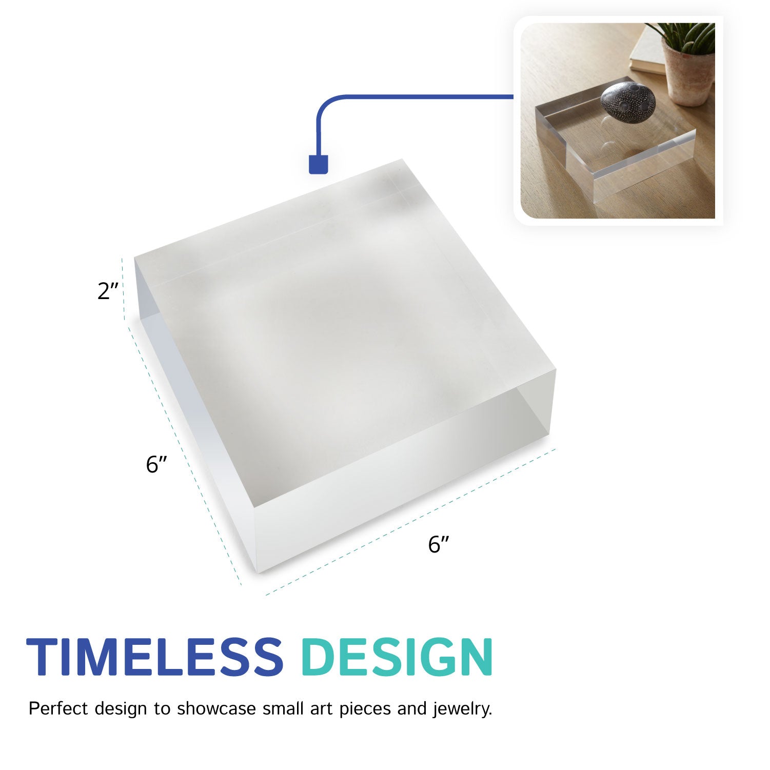 Acrylic Riser Block – Clear Home Decor