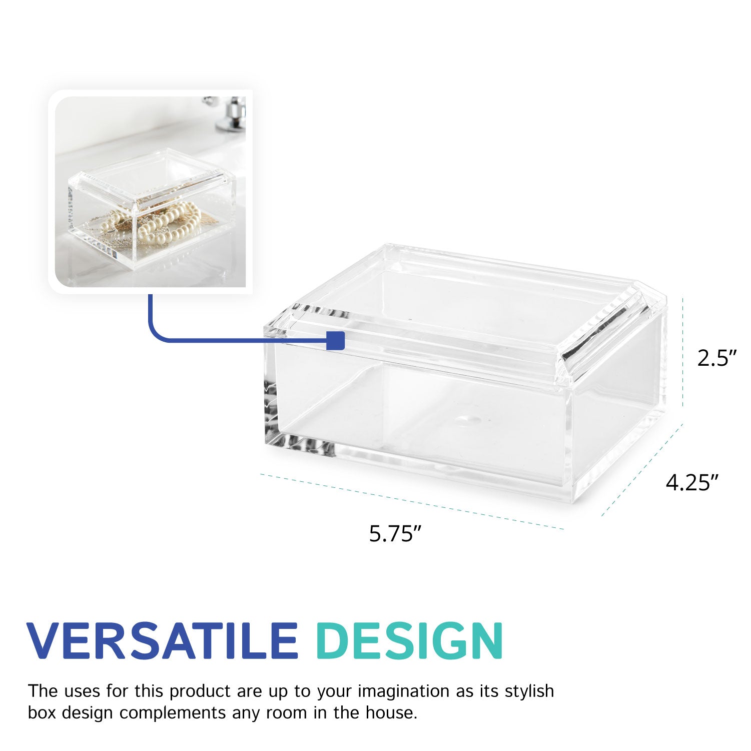 3"x6" Rectangular Jewelry Box