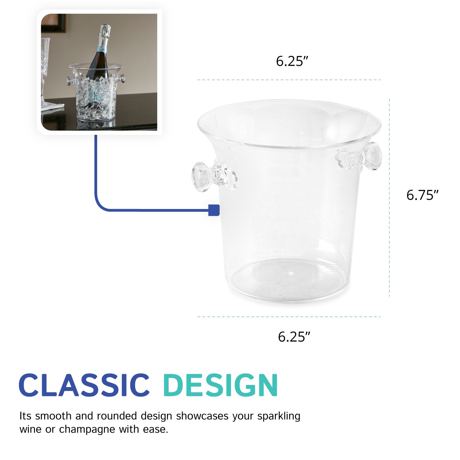 1 1/2-Qt. Mini Champagne Bucket