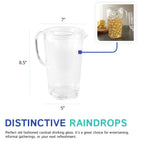1.5 Liter Raindrops Pitcher with Lid