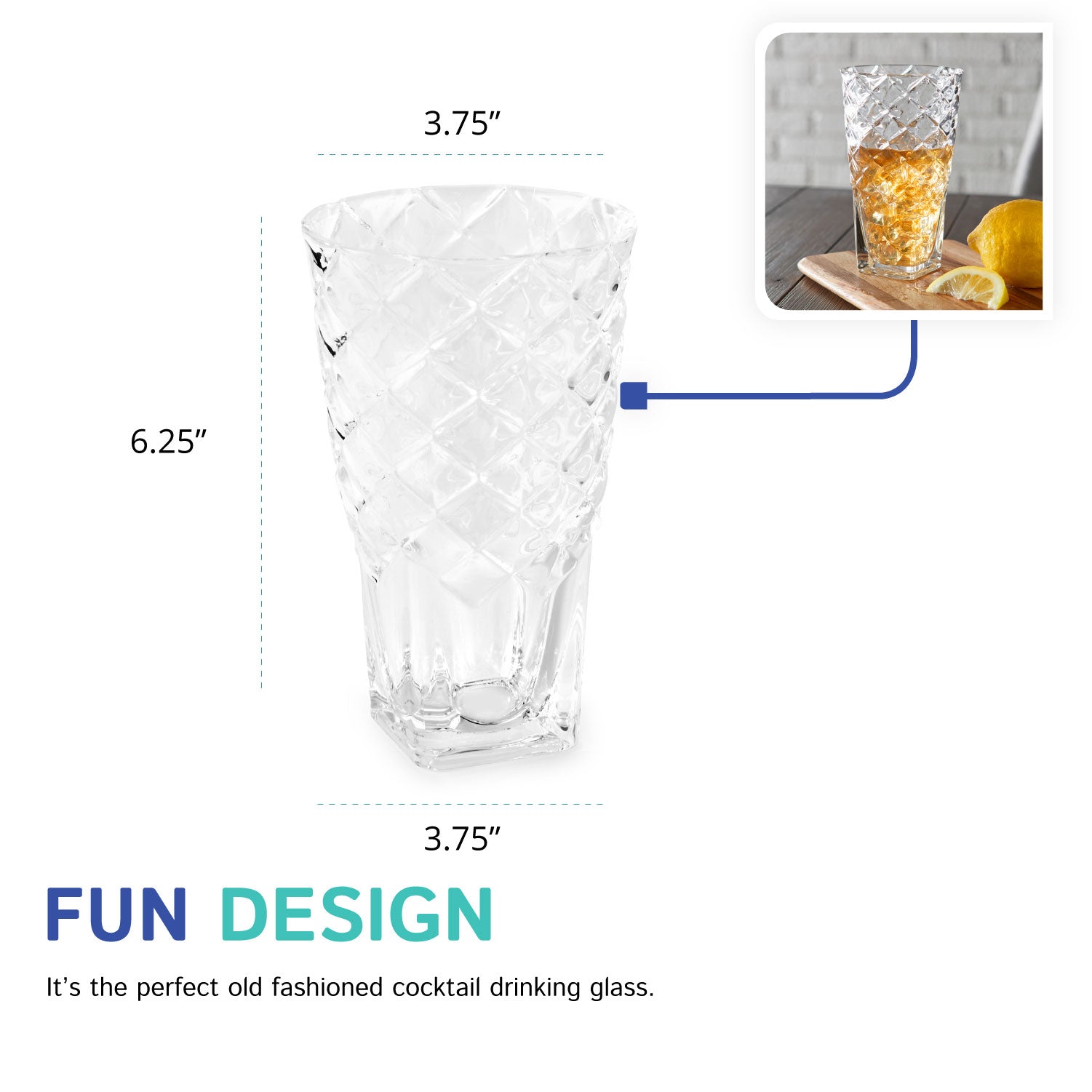 19Oz Pineapple High Ball
