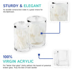 Rounded 2 in 1 Cotton Ball and Swab Container