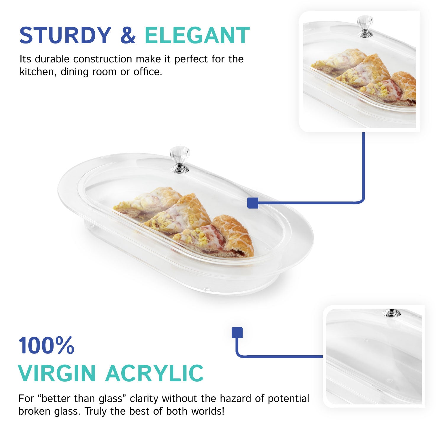 Oblong Tray W/ Cover