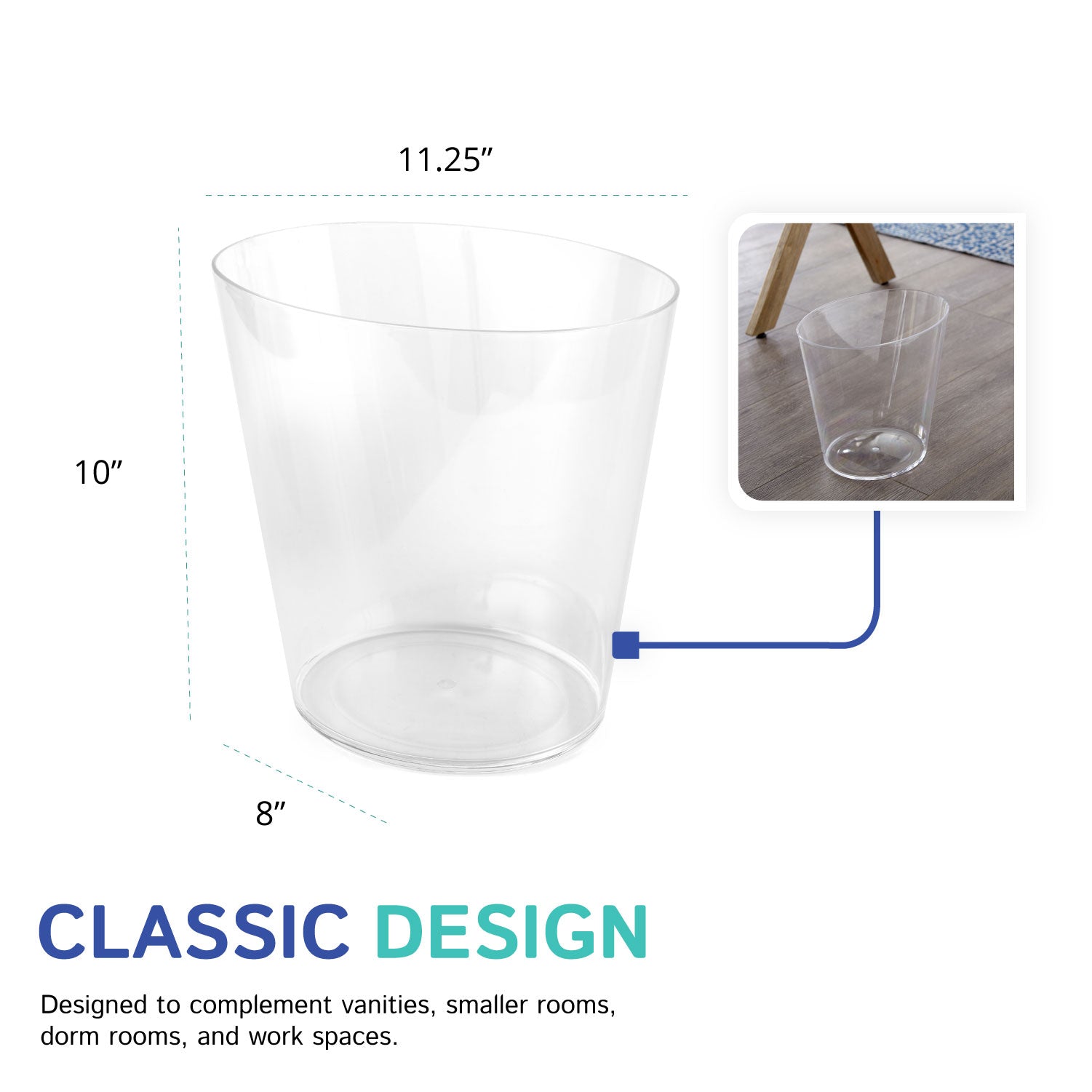 Oval Wastebasket