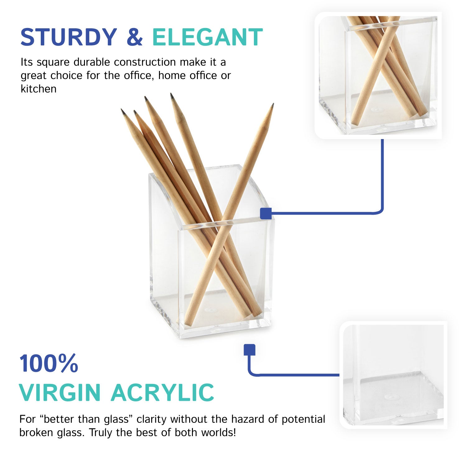 Slanted Pen Holder